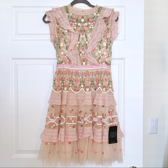 SALE 🌟 BHLDN Janie Dress Size 4 ✨ SOLD OUT ONLINE - Picture 4 of 4